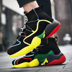 2020 Men Fashion Casual Shoes Summer Tennis Sneakers Mesh Large Size Breathable Basketball  Shoes Wholesale