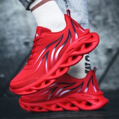 2020 brand sports shoes men's running shoes outdoor light breathable sports shoes flame 7790