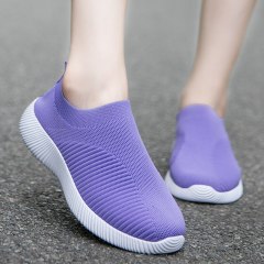 Women's casual shoes spring and autumn socks shoes lazy shoes children's fitness running shoes
