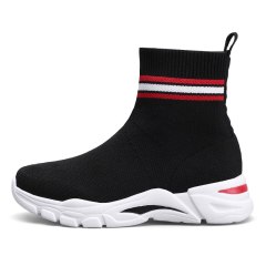 2020 new autumn baby shoes socks children's sports boys' elastic knitting middle and big children's fashion girls' shoes