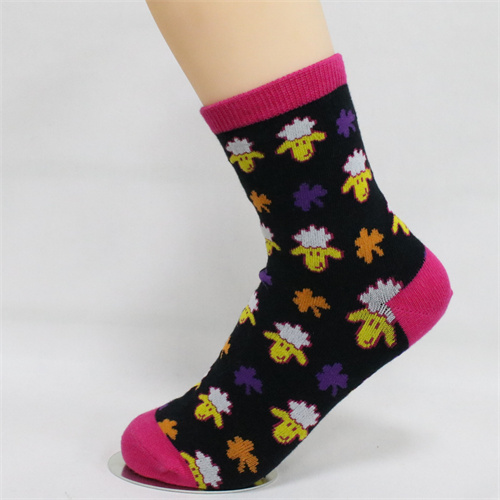 Sheep Pattern Colorful Dot Socks