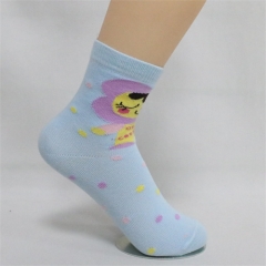 Cartoon Pattern Colorful Dot Little Grils Socks