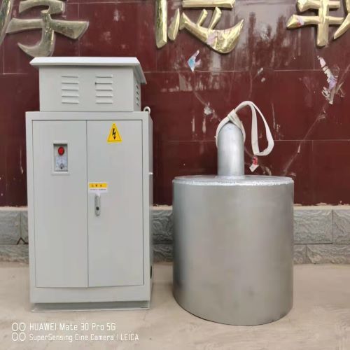 Electromagnetic iron separator for liquid aluminum