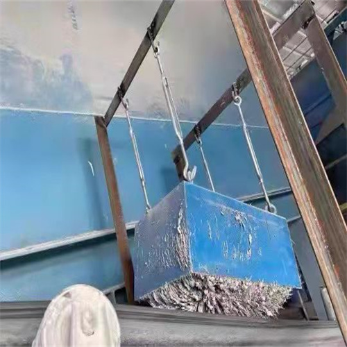 Suspended permanent magnet iron remover