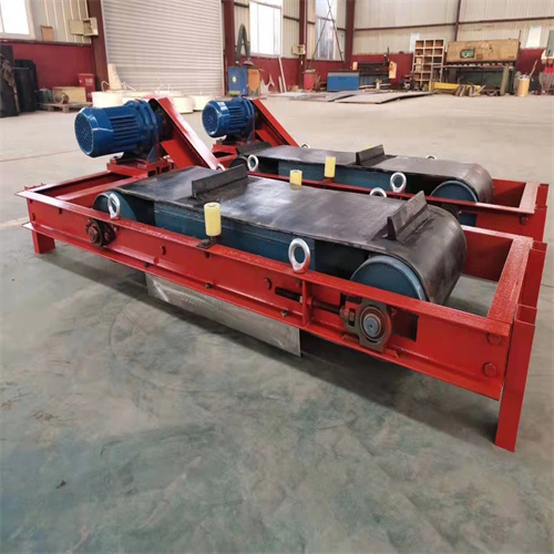 Self-unloading suspension permanent magnet iron remover