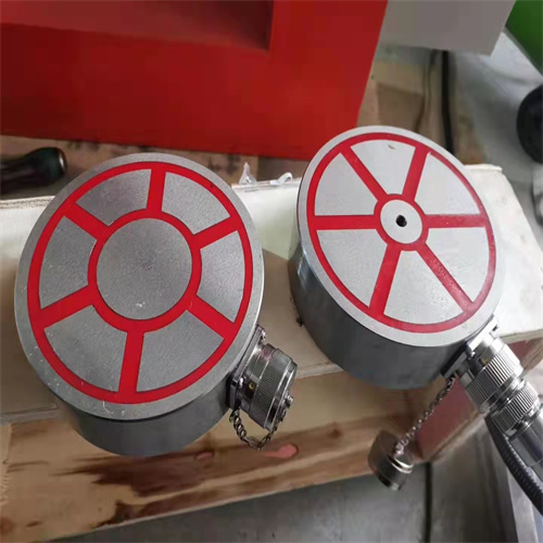 Circular electronically controlled permanent magnet chuck