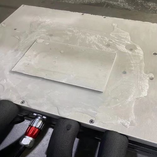 Frozen sucker for precious metal processing