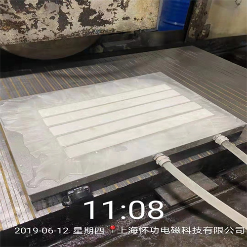 Frozen sucker for aluminum plate processing