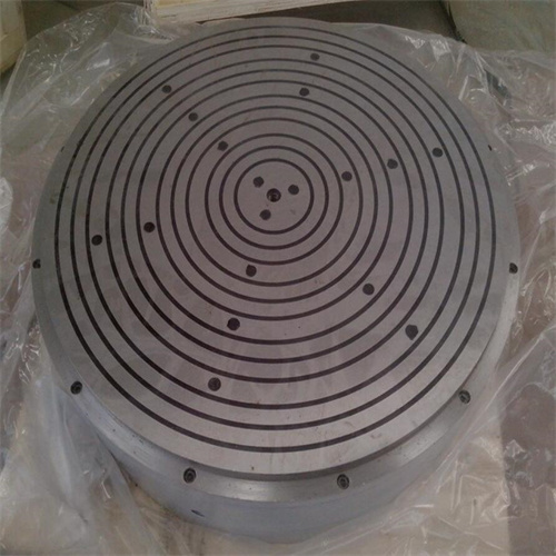 Round electromagnetic chuck