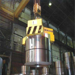 Lifting electromagnet for plate, bar and binding material handling