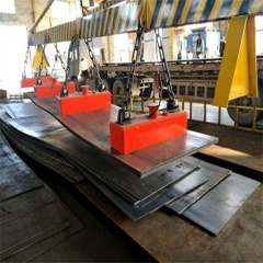 Lifting electromagnet for plate, bar and binding material handling