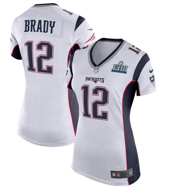 Tom Brady New England Patriots Nike Super Bowl LIII Bound Game Jersey - Navy