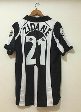 Retro Juventus Home Soccer Football Jersey 1997/1998 Men Adult Zidane #21