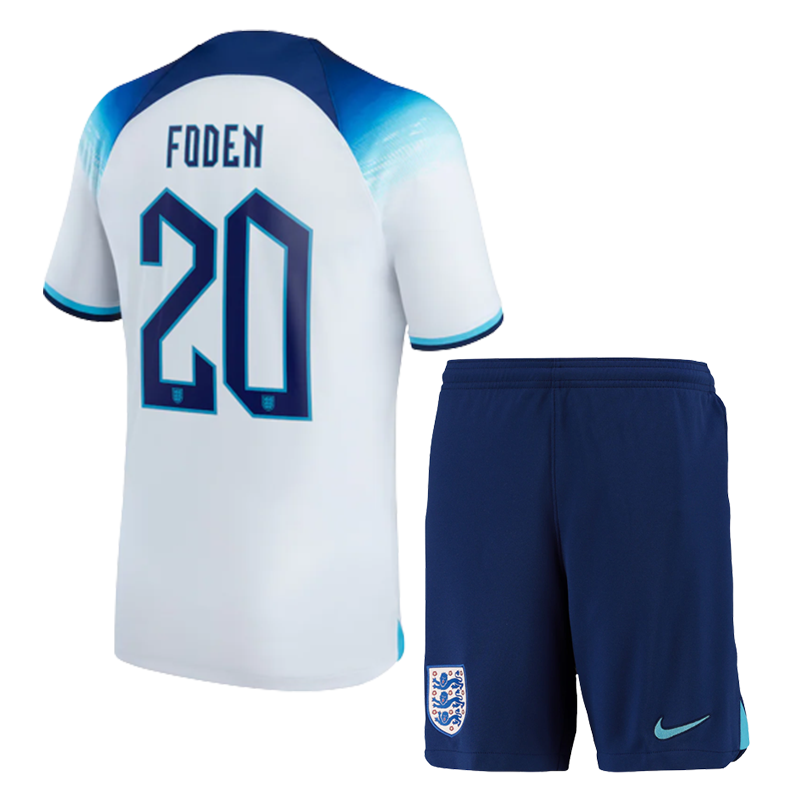 20 FODEN England Away Soccer Uniform World Cup 2022