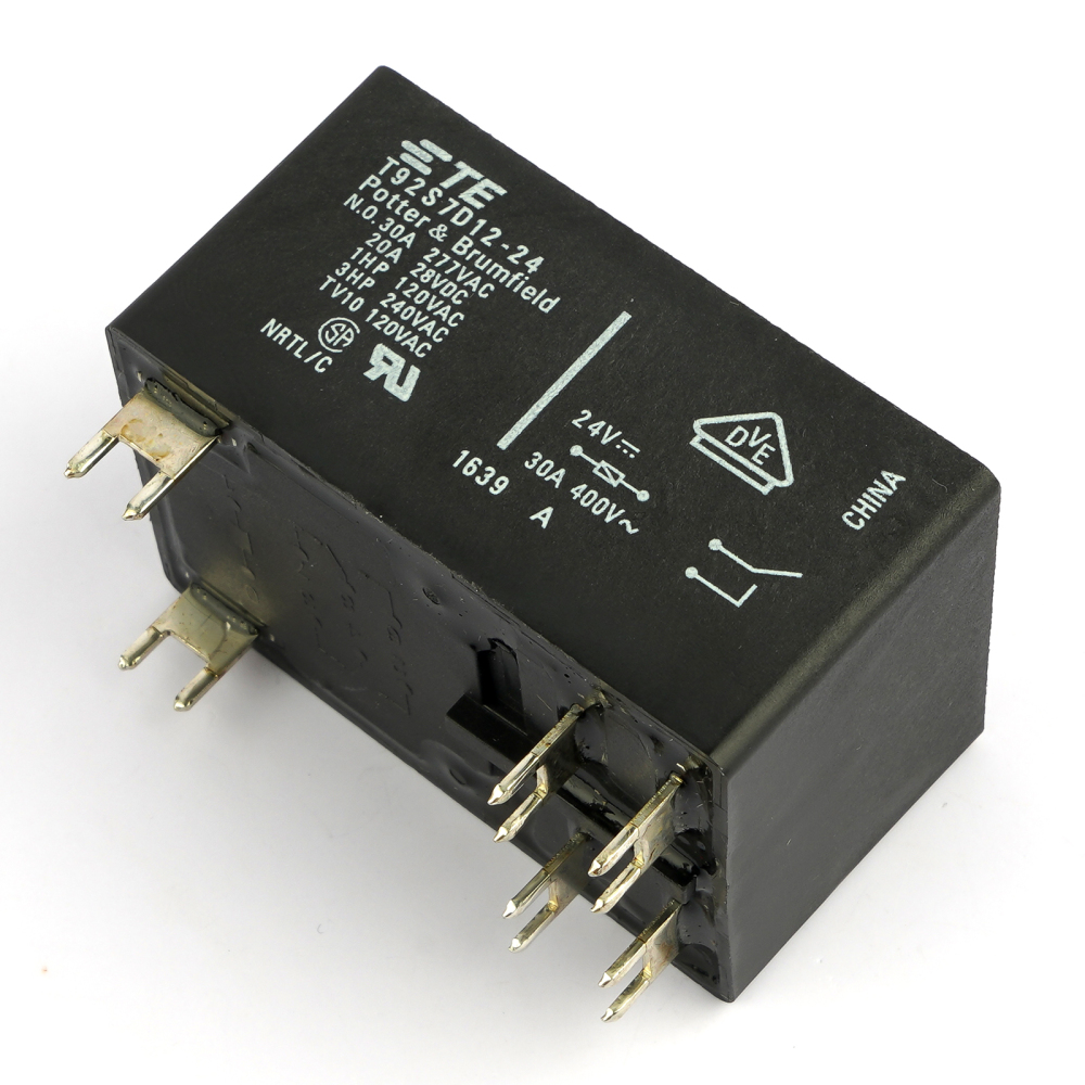 T92S7D12-24 Power Relay 24VDC 6Pin 30A 400V