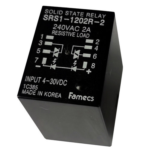 SRS1-1202R-2 240VAC 2A Solid State Relay 8Pins 4-30VDC