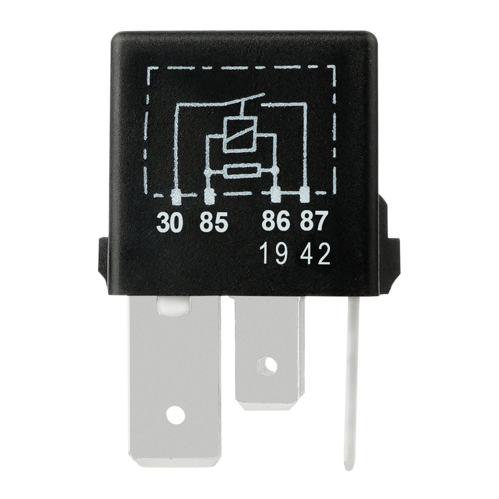 1K0951253A (No.460) Fit  Seat Engine ECU Control Black Relay 4-Pin