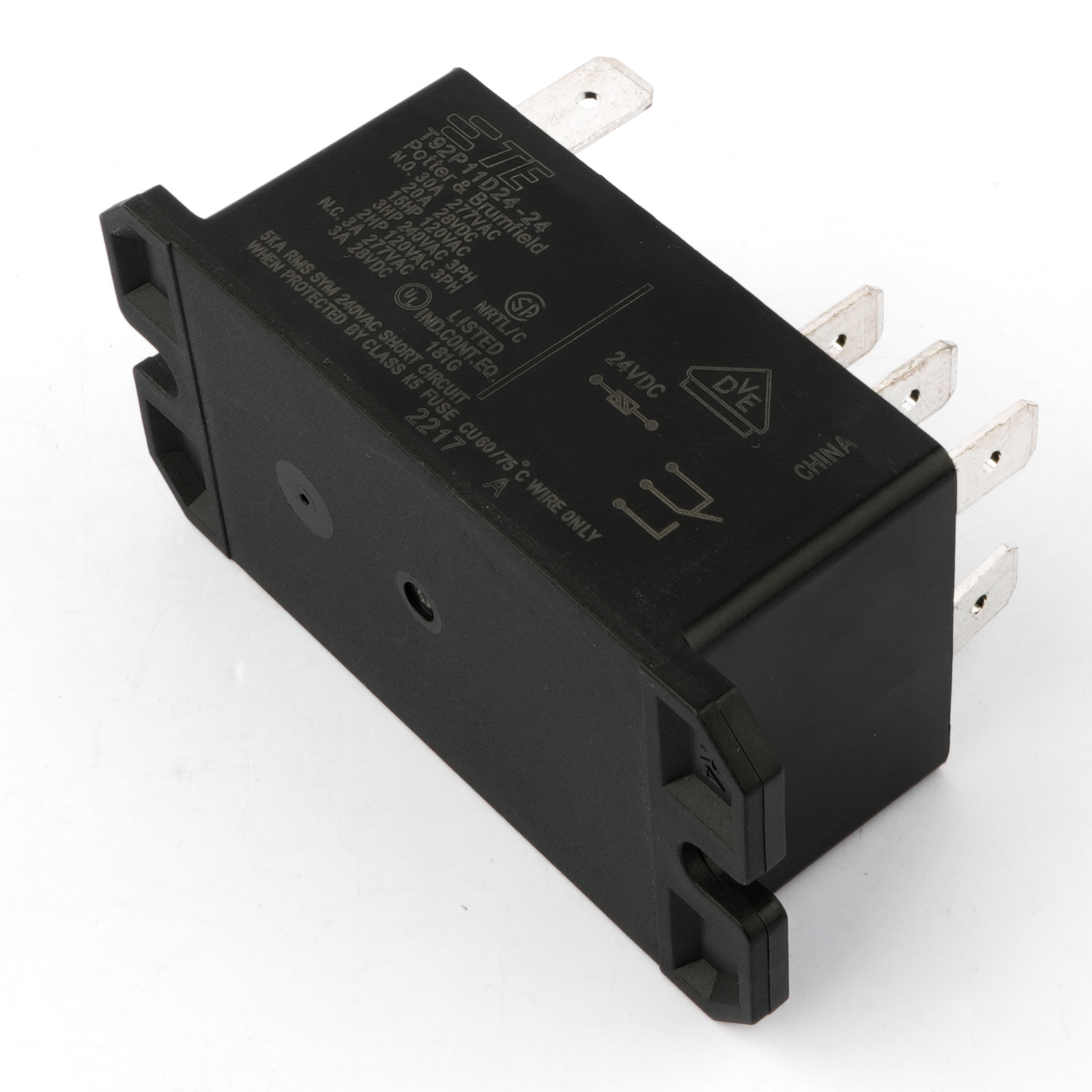 TE  T92P11D24-24  24VDC  Electromagnetic Relay  30A  277VAC 8Pins