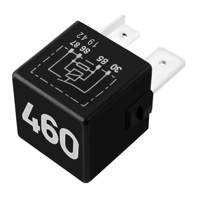1K0951253A (No.460) 12VDC Fit Seat Engine ECU Control Black Relay 4Pins
