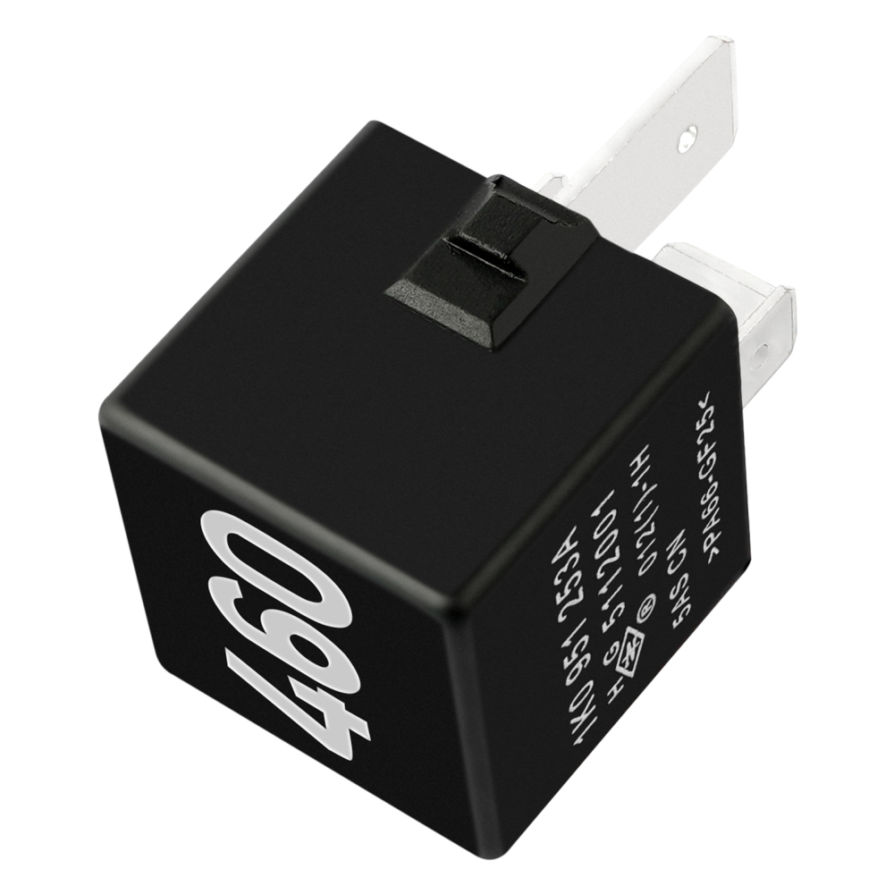 1K0951253A (No.460) Fit  Seat Engine ECU Control Black Relay 4-Pin