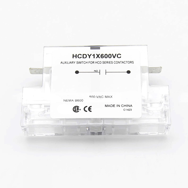 HCDY1X600VC AUXILIARY SWITCH FOR HCD SERIES CONTACTORS 1NO