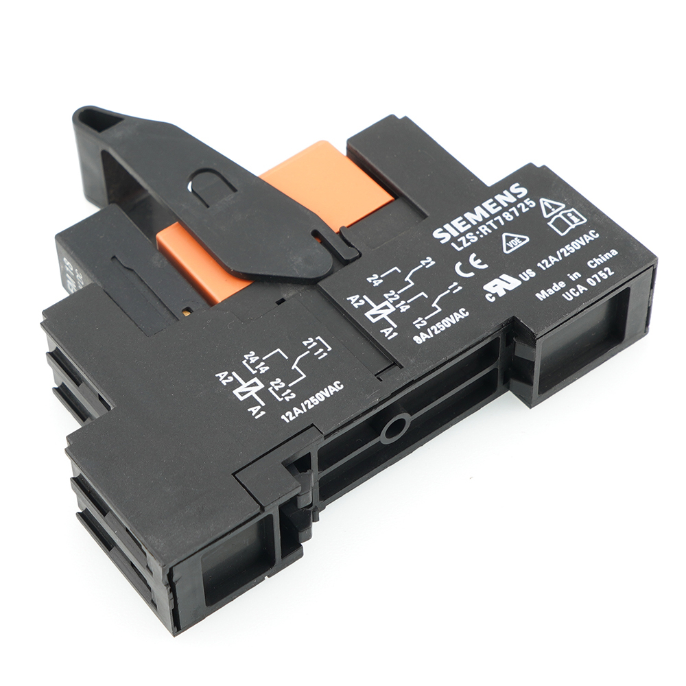 NEW GENUINE SCHRACK XT484LC4 RELAY WITH RT78725 SOCKET 24VDC