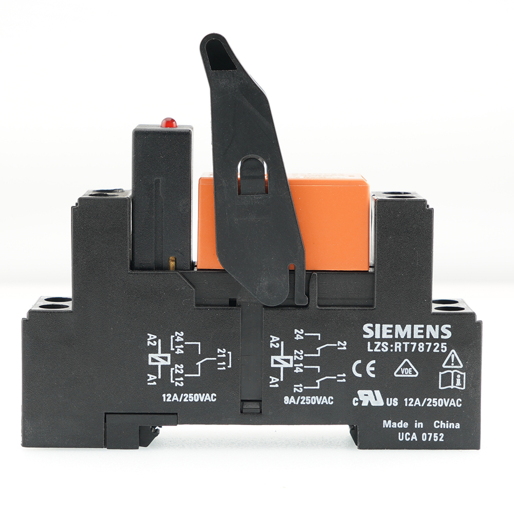NEW GENUINE SCHRACK XT484LC4 RELAY WITH RT78725 SOCKET 24VDC