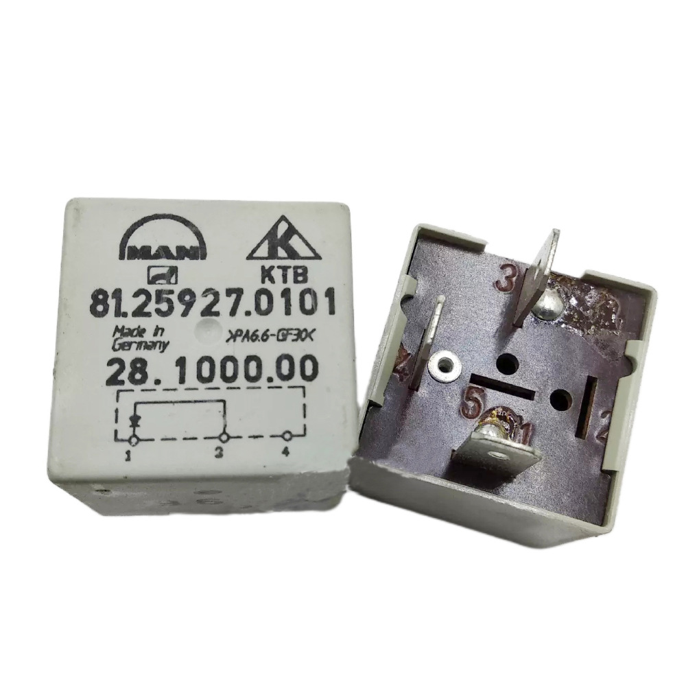 MAN 81.25927.0101 28.1000.00 Ballast Resistor Ignition System Automotive Relay 3 Pins