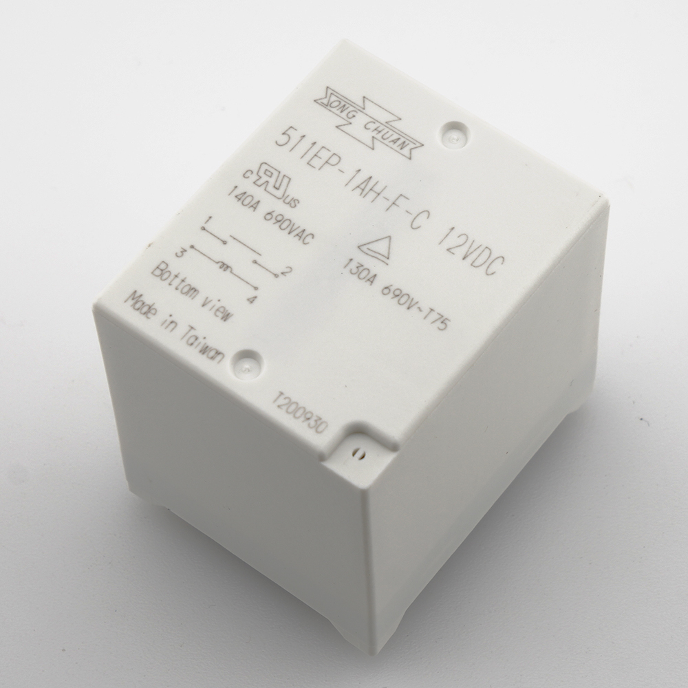 SONGCHUAN 511EP-1AH-F-C 12VDC High Power Electromagnetic Relay 140A 4Pins