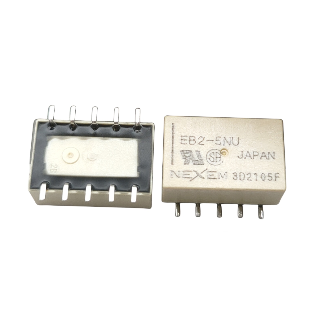 NEXEM EB2-5NU Signaling Relay Surface Mounting Non-Latching DPDT 5VDC 1A 10Pins