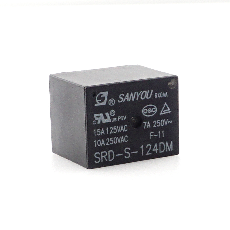 SANYOU SRD-S-124DM Power Relay 24VDC 15A 125VAC 4Pins