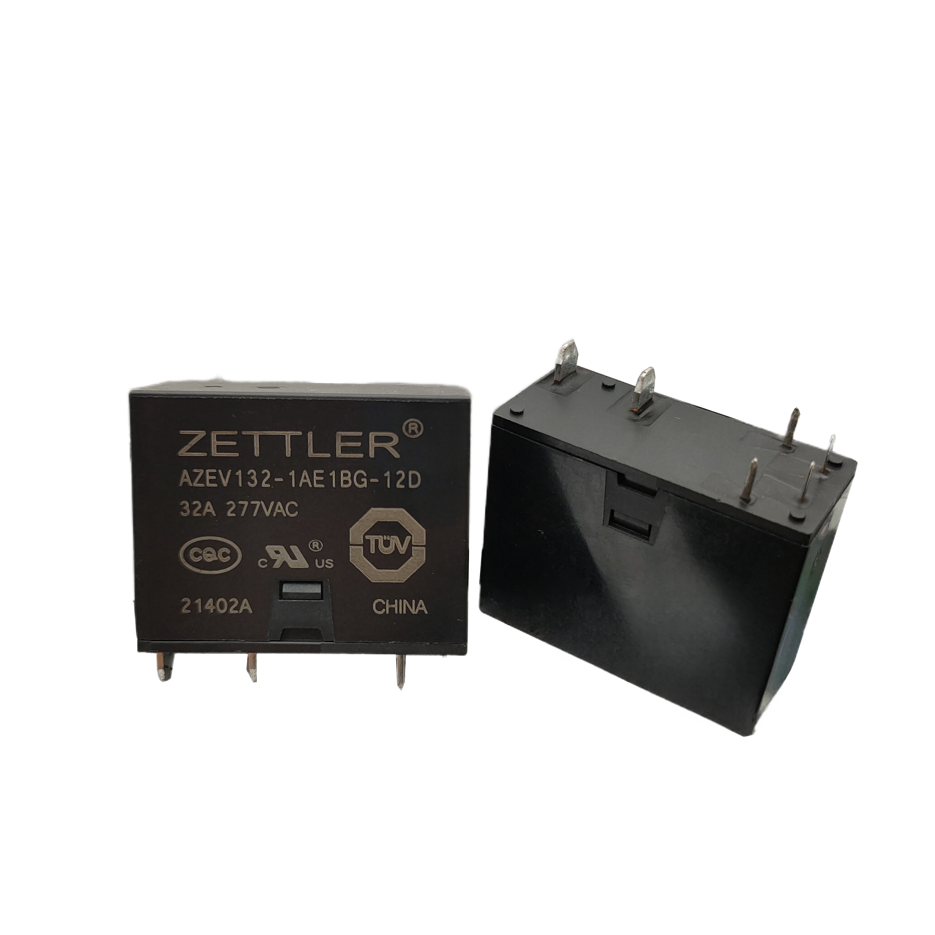 ZETTLER AZEV132-1AE1BG-12D Power Relay 12VDC 30A 6Pins