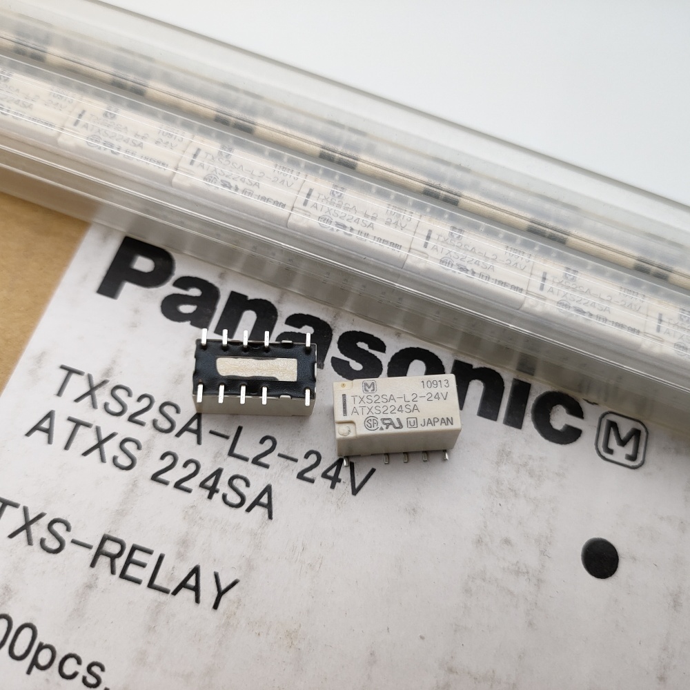 PANASONIC TXS2SA-L2-24V ATXS224SA Signal Relays 24VDC 1A 10Pins