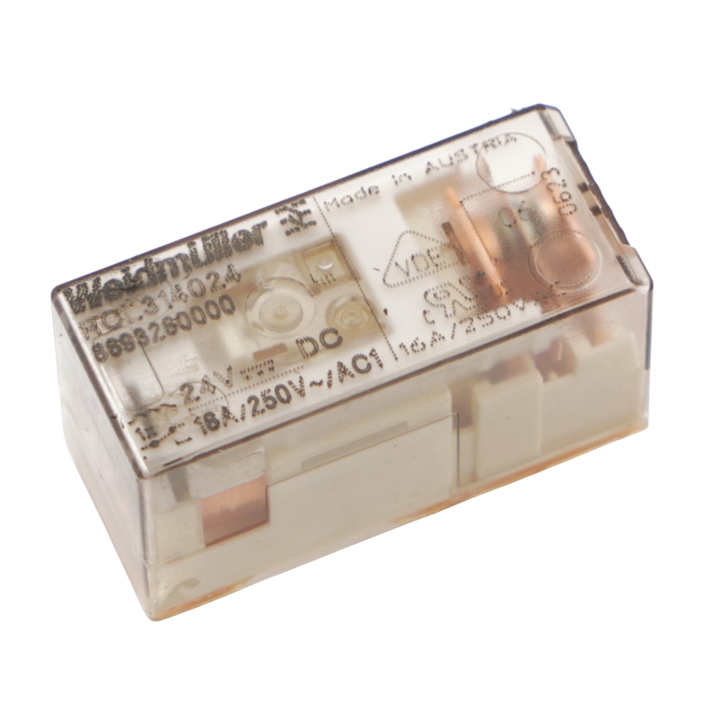 WEIDMULLER RCL314024 8893260000 Power Relay 24VDC 16A 250VAC 8Pin