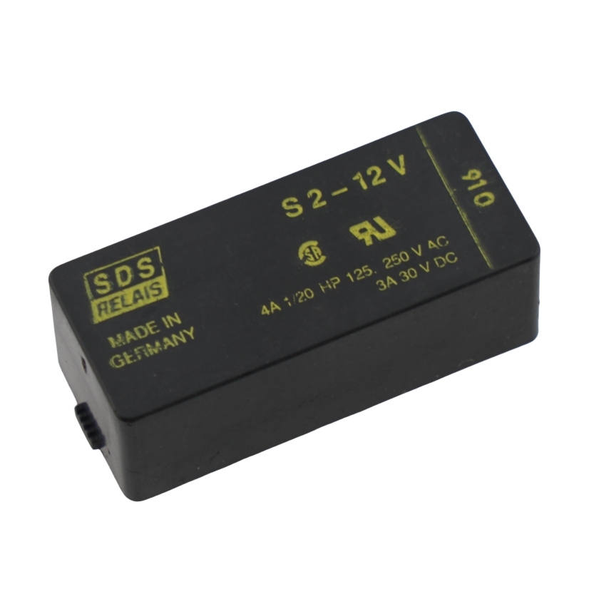 SDS-RELAIS S2-12V Signal Relays 12VDC 3A 250VAC 12Pins