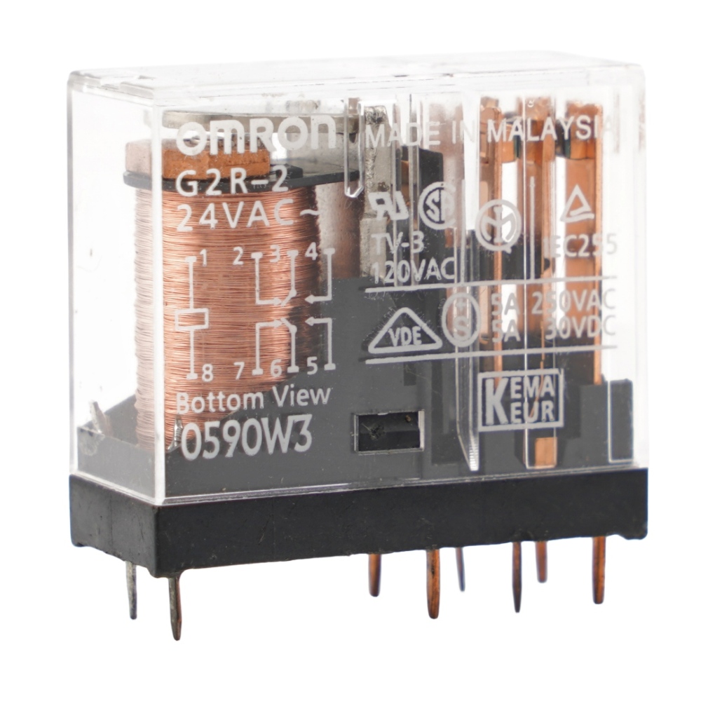 OMRON G2R-2 24VDC Power Relay 5A 250VAC 8Pins
