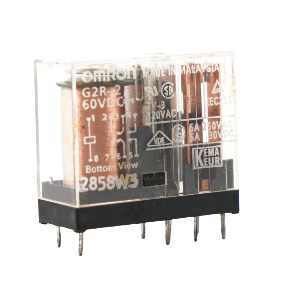 OMRON G2R-2-60VDC Power Relay 5A 250VAC 8Pins