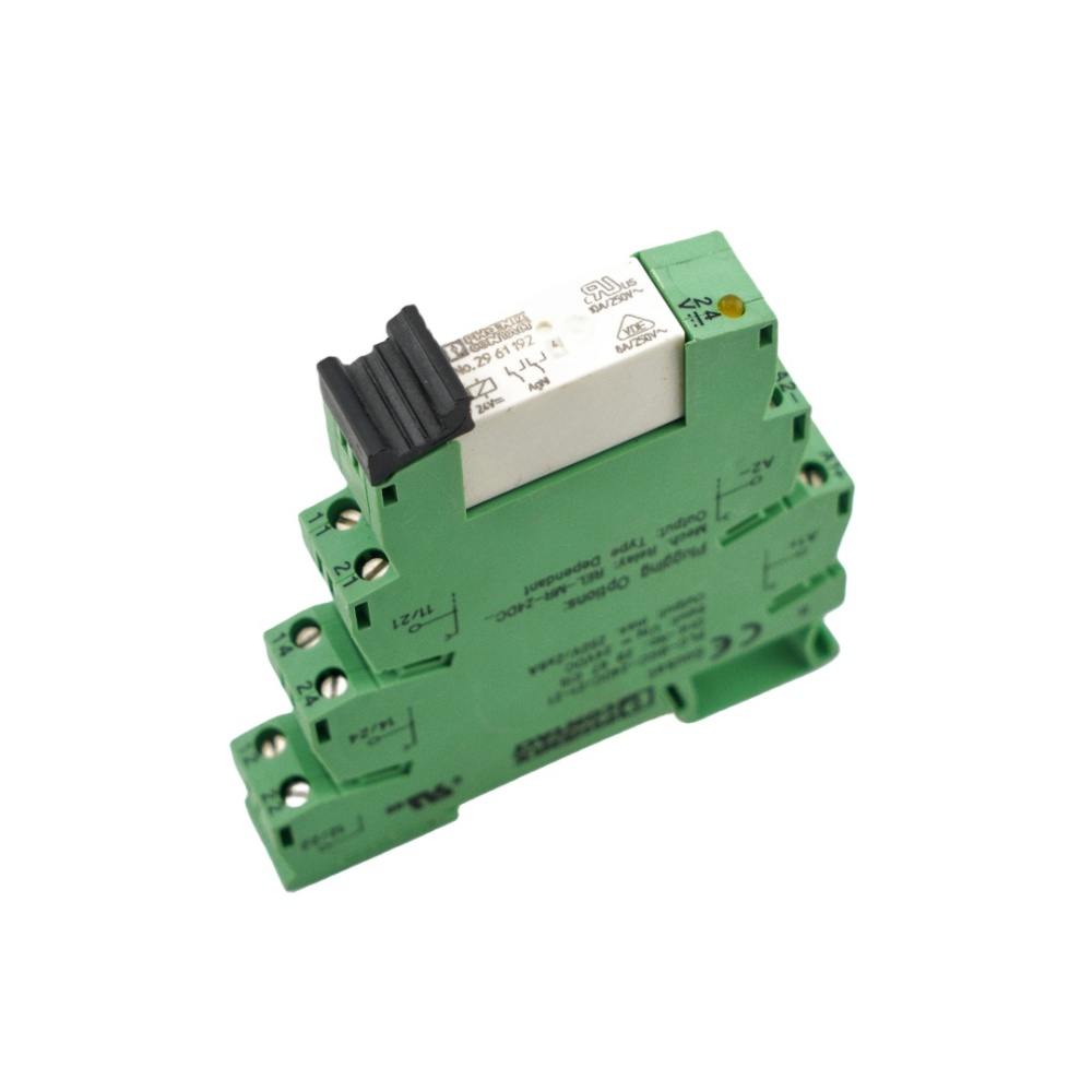 PHOENIX CONTACT NO.2961192 24VDC Power Relay with No.2967015 Socket