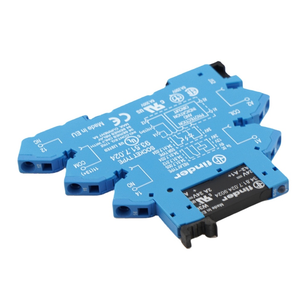 FINDER 34.81.7.024.9024 Power Relay with 93.51.7.024 relay sockets