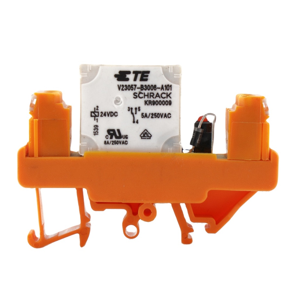 TE V23057-B3006-A101 RS30 24VDC Rail Relay 1181521001 5A 250VAC