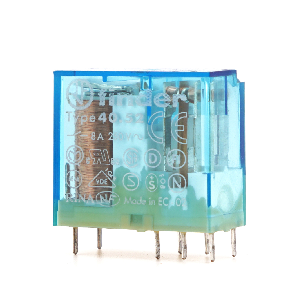 FINDER TYPE 40.52.9.024.0000 Power Relay 24VDC 8A 250V 8Pins