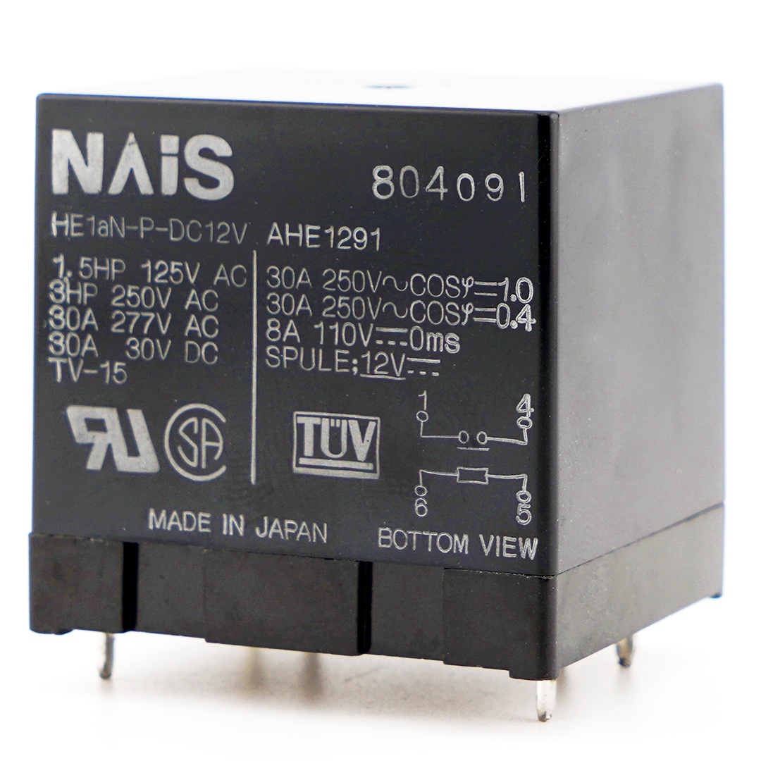 Panasonic HE1AN-P-DC12V AHE1291 Power Relay 30A 250V