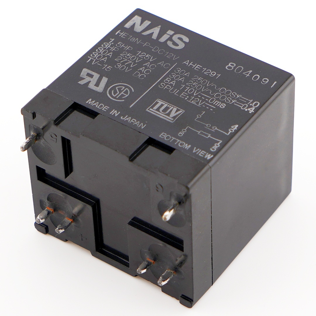 Panasonic HE1AN-P-DC12V AHE1291 Power Relay 30A 250V