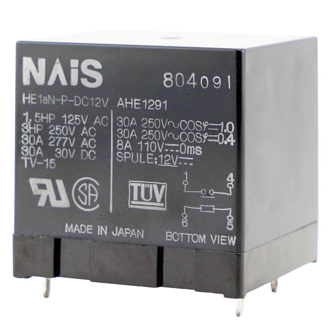 Panasonic HE1AN-P-DC12V AHE1291 Power Relay 30A 250V