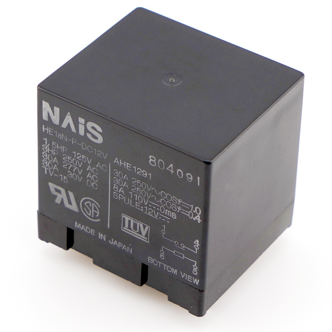 Panasonic HE1AN-P-DC12V AHE1291 Power Relay 30A 250V