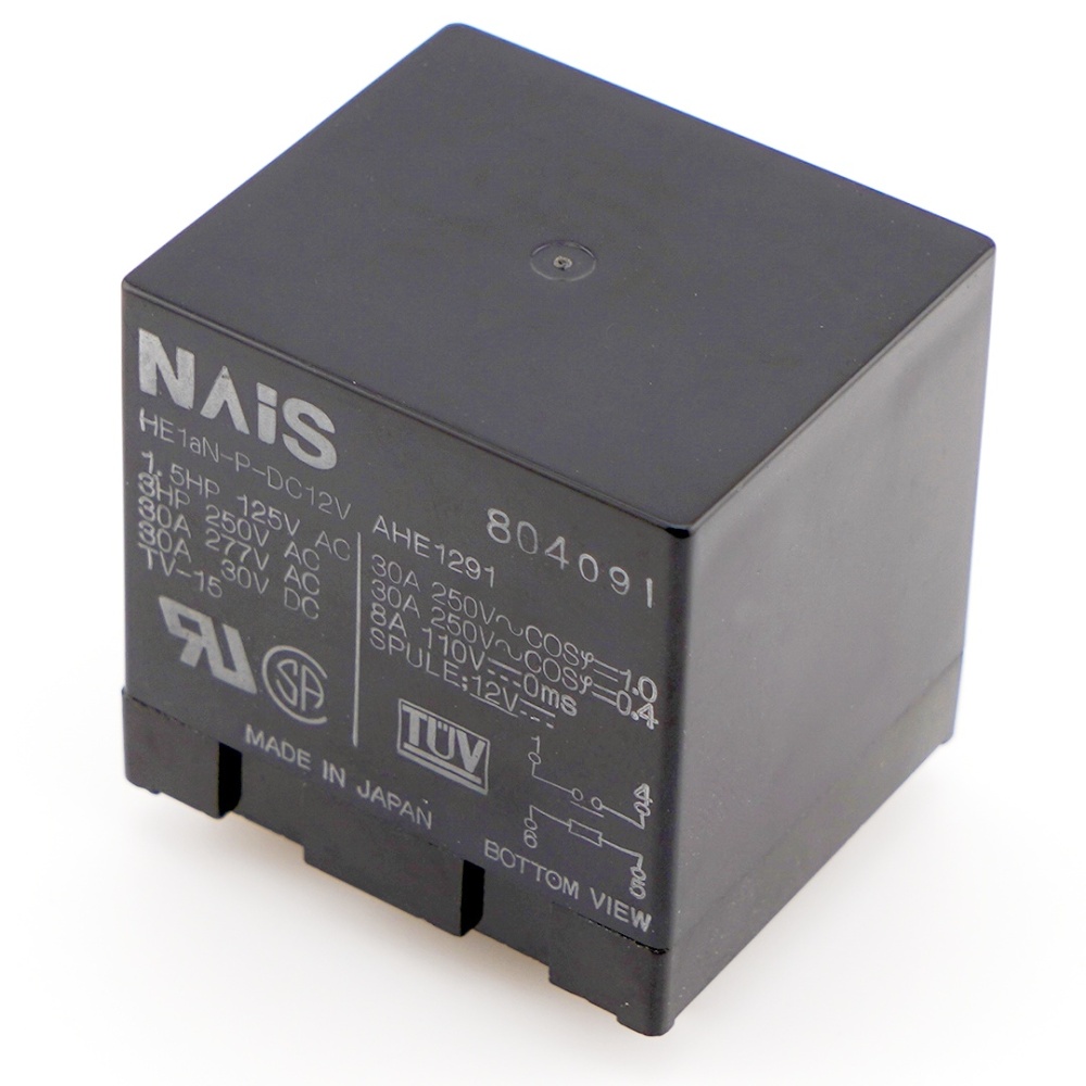 Panasonic HE1AN-P-DC12V AHE1291 Power Relay 30A 250V