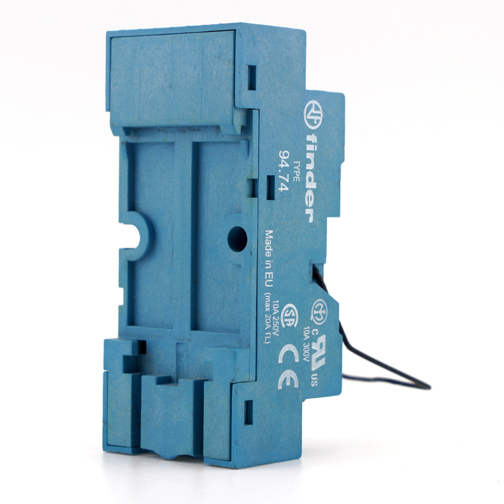 FINDER TYPE 94.74 Relay Socket Blue