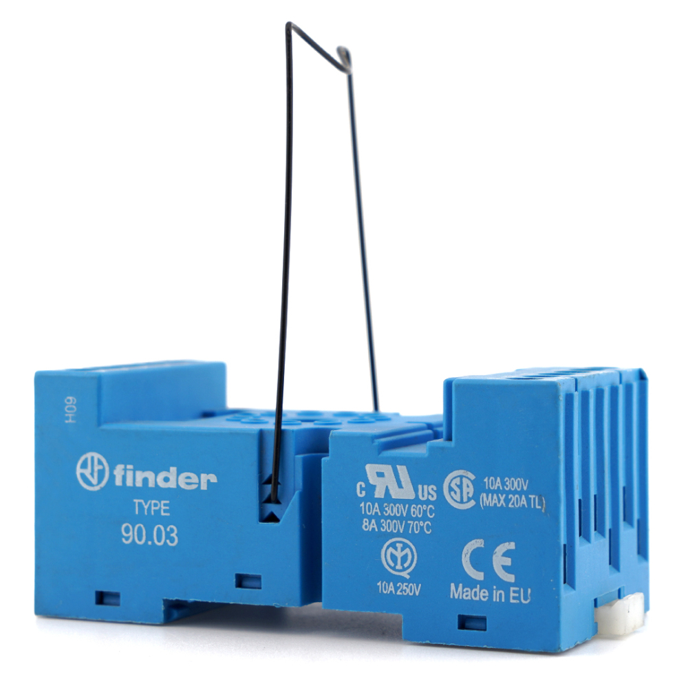 FINDER 90.03 Relay Socket Blue