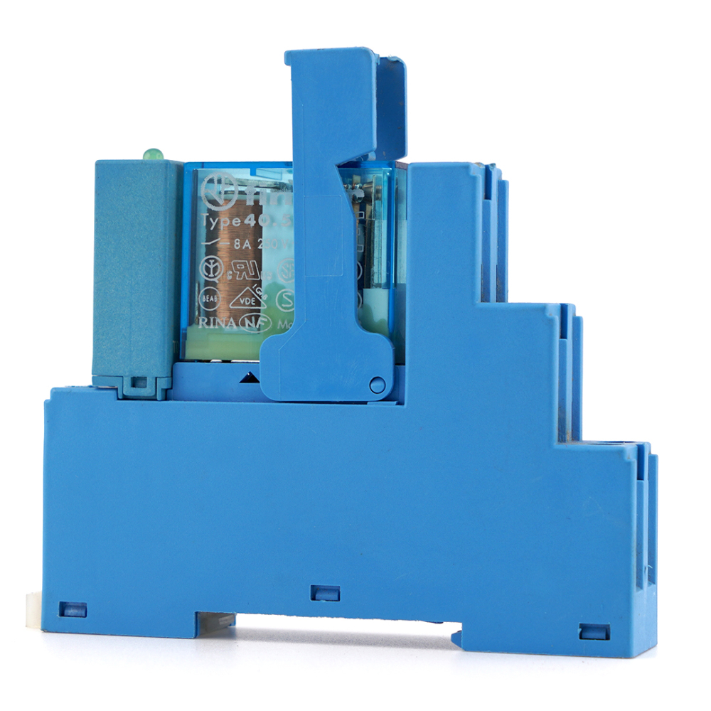 FINDER 40.52.9.024.0000 24VDC Power Relay With 95.05 Socket and 9902.9024.99