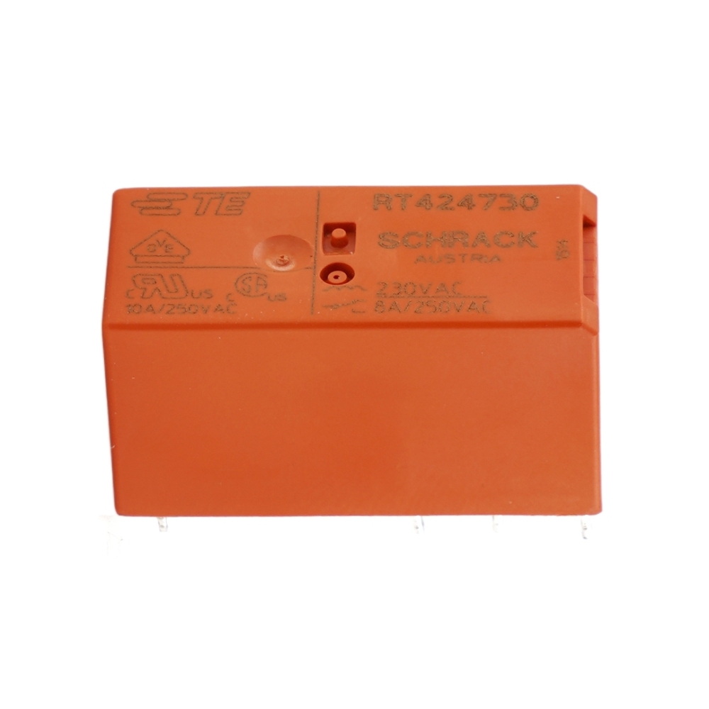 TE RT424730 Power Relay 8A 230VAC 8Pins